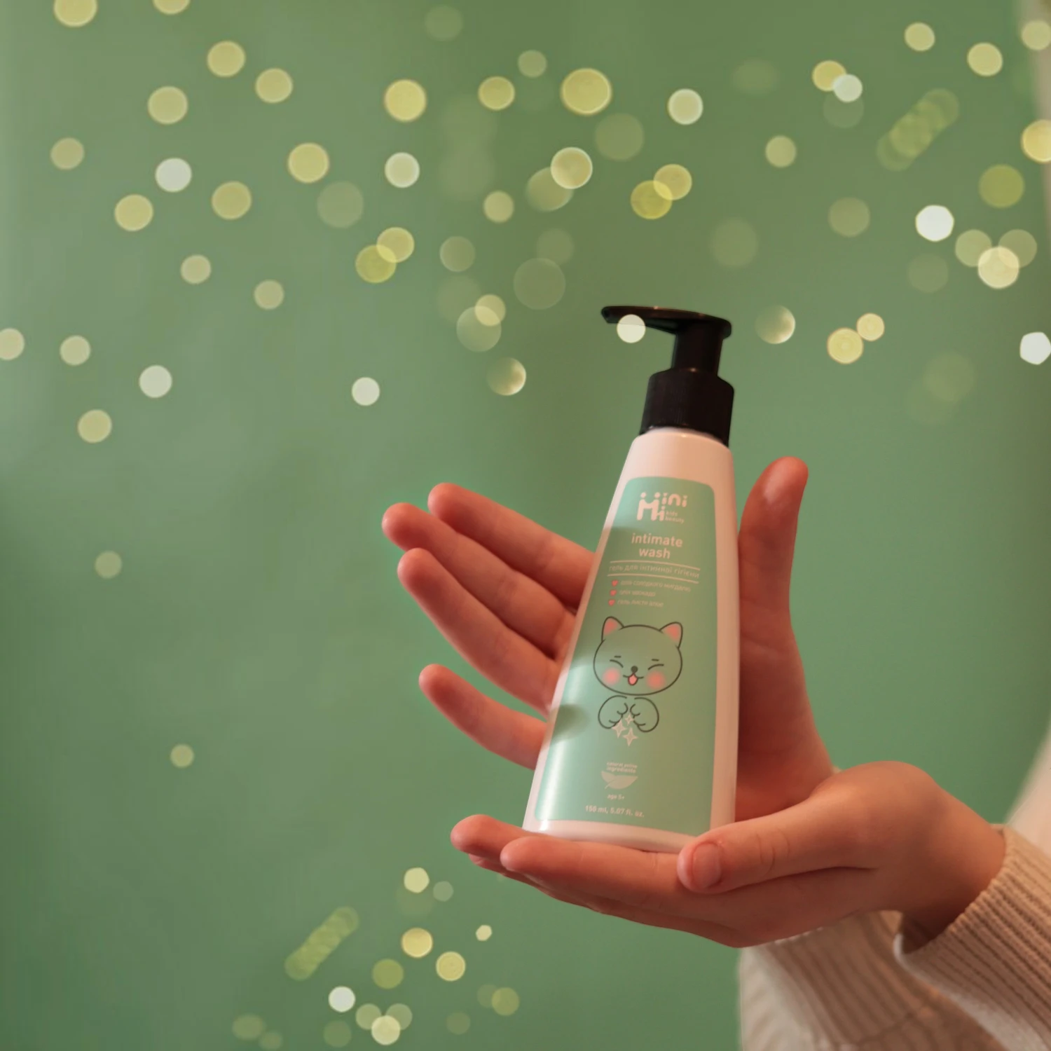 MINIMI Gel pentru Igiena Intima Copii cu Aloe Vera si Prebiotice, pH Neutru, 5+ ani, 150 ml [3]