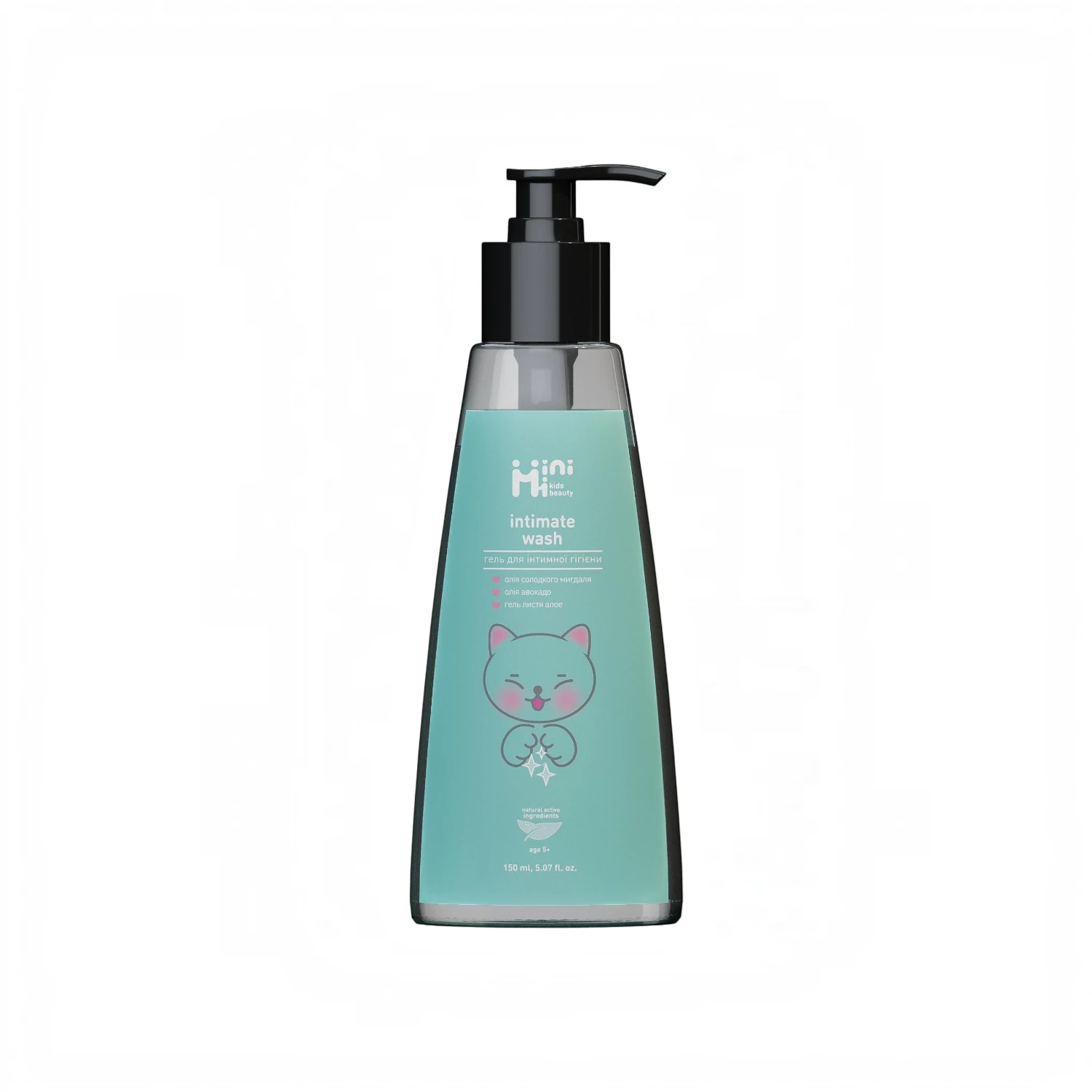 Frumusete & Ingrijire - MINIMI Gel pentru Igiena Intima Copii cu Aloe Vera si Prebiotice, pH Neutru, 5+ ani, 150 ml
