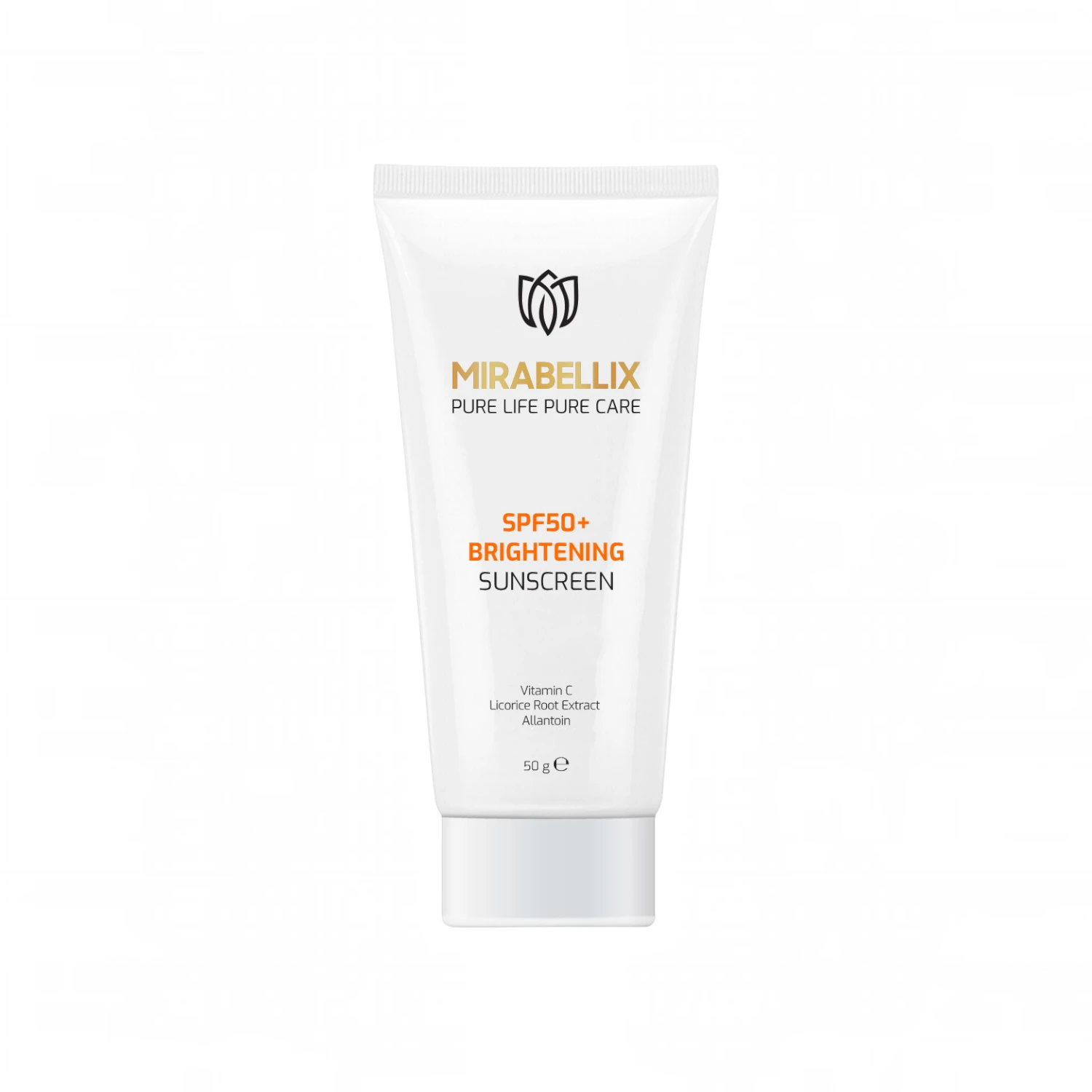 Frumusete & Ingrijire - MIRABELLIX Crema Pentru Protectie Solara Iluminatoare SPF50+ cu Vitamina C si Extract de Lemn Dulce, 50 ml