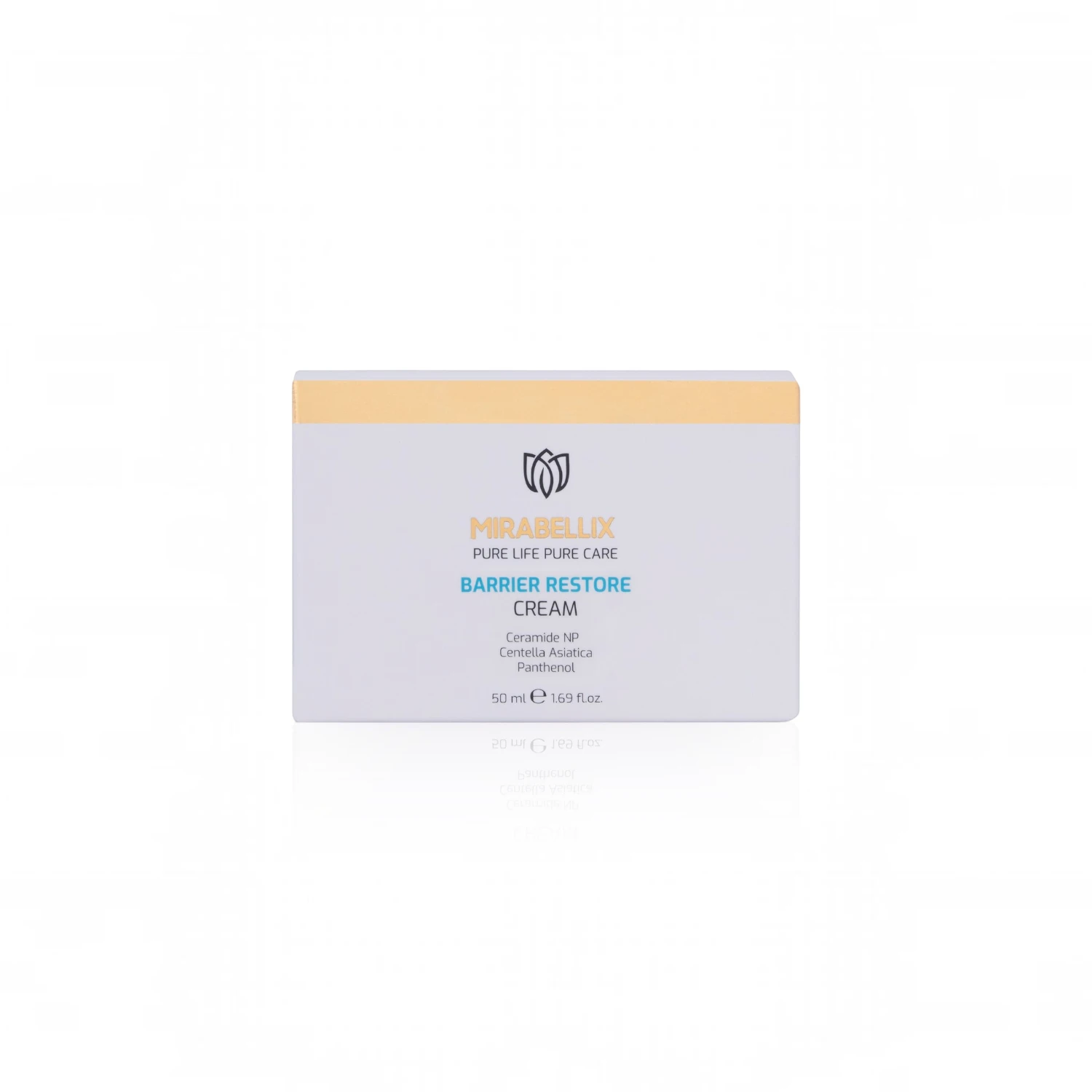 MIRABELLIX Crema Reparatoare Bariera Cutanata cu Ceramide, Centella Asiatica si Acid Hialuronic, 50 ml [1]