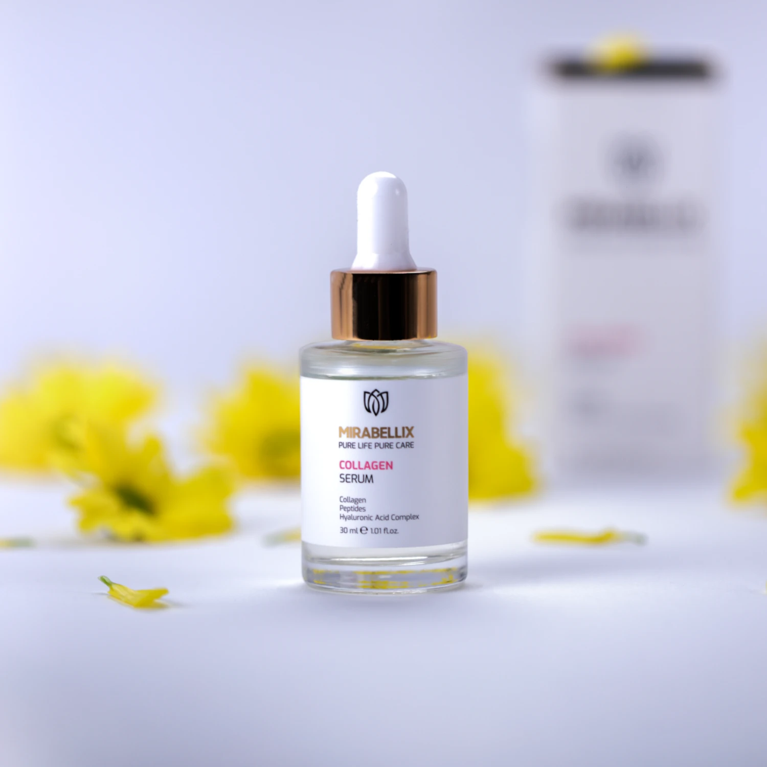 MIRABELLIX Ser cu Colagen si Complex de Acid Hialuronic pentru Fermitate si Hidratare, 30 ml [5]