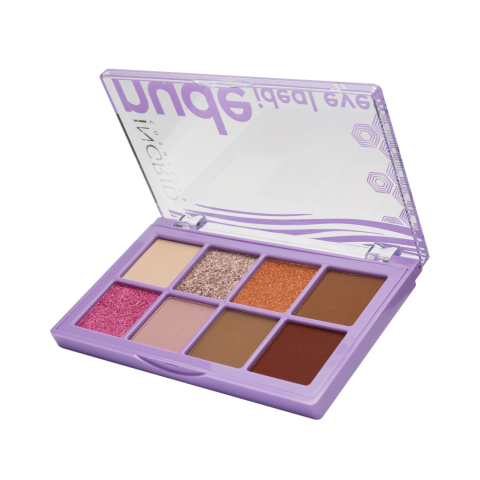 Paleta de farduri de pleoape Nude Ideal Eyes Ingrid Cosmetics, 02 Multicolor, 10 g [1]