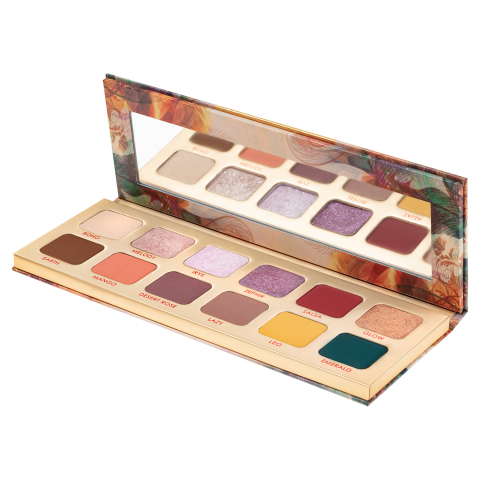 Paleta de farduri pentru pleoape Good Vibes cu 12 culori, Multicolor [2]