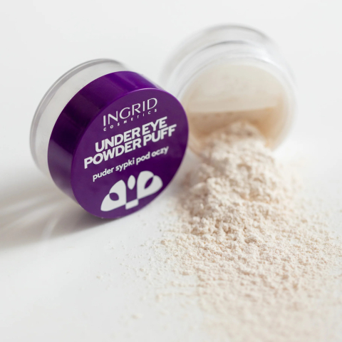 Pudra pulbere iluminatoare pentru zona de sub ochi Ingrid Cosmetics, 5 g [2]