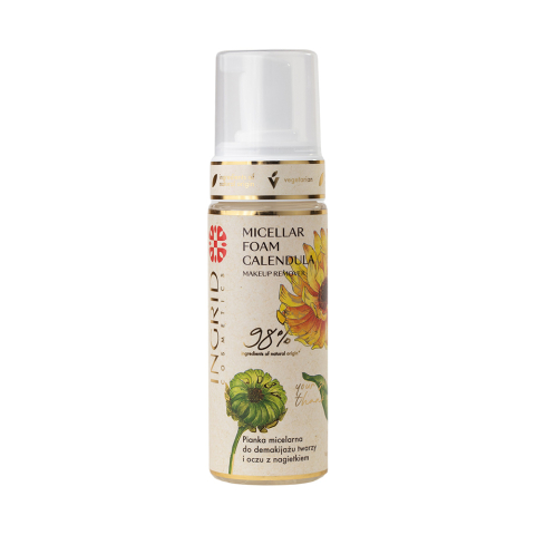 Frumusete & Ingrijire - Spuma micelara de spalare Calendula Ingrid Cosmetics, 150 ml