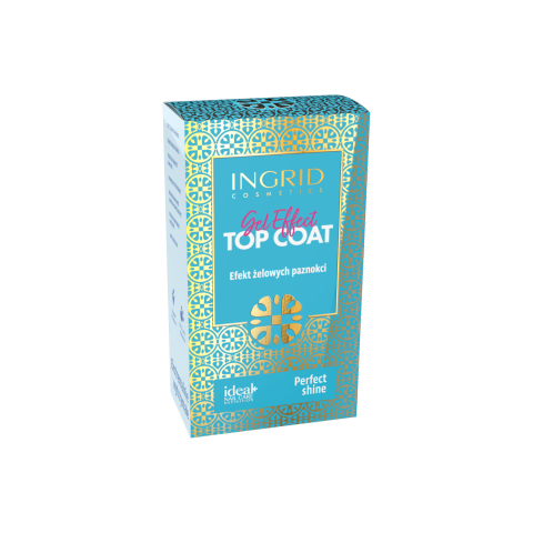Unghii - Top Coat Gel Effect Ingrid Cosmetics, 7 ml