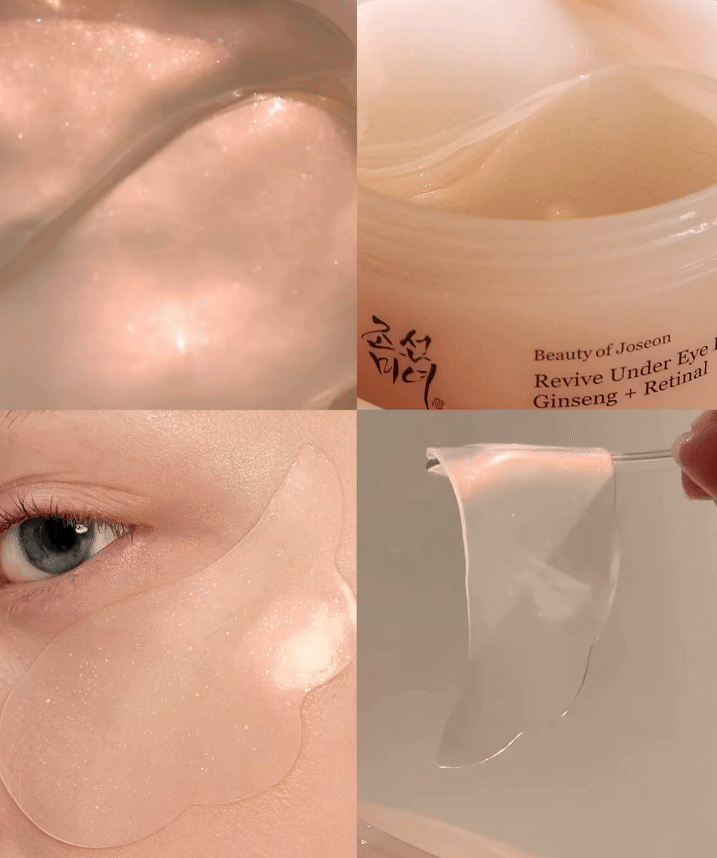 BEAUTY OF JOSEON Revive Under Eye Patch Ginseng + Retinal (60 buc) – Benzi hidratante cu retinal și ginseng pentru reducerea ridurilor și regenerarea zonei ochilor [3]