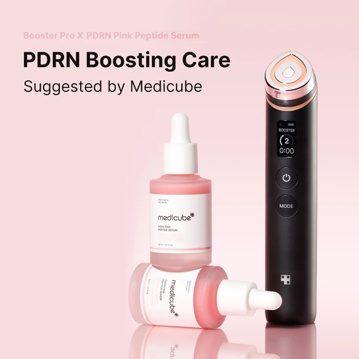 MEDICUBE PDRN Pink Peptide Serum (30 ml) – Ser de față cu PDRN și Niacinamidă pentru uniformizarea tenului, regenerare profundă și o strălucire sănătoasă (glow) [8]