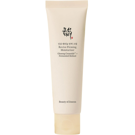 Tratamente - BEAUTY OF JOSEON Revive Firming Moisturizer Ginseng + Retinol (60 ml) – Cremă de față cu retinol fermentat și ceramide pentru fermitate, hidratare intensă și regenerarea barierei cutanate