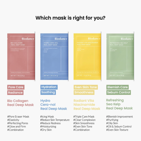 BIODANCE Refreshing Sea Kelp Real Deep Mask (34 g) – Mască cu ferment de alge marine și Centella Asiatica pentru calmarea, echilibrarea tenului și întărirea barierei naturale a pielii [7]