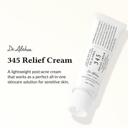 Dr. Althea 345 Relief Cream Renew (50 ml) – Cremă cu Centella Asiatica și Niacinamidă pentru calmarea, hidratarea și uniformizarea tenului sensibil sau cu imperfecțiuni [2]
