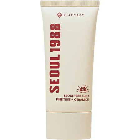 Hidratare - KSECRET Seoul 1988 Sun Pine Tree + Ceramide (50 ml) – Cremă de față cu extract de muguri de pin și Ceramida NP pentru calmarea pielii și repararea barierei naturale