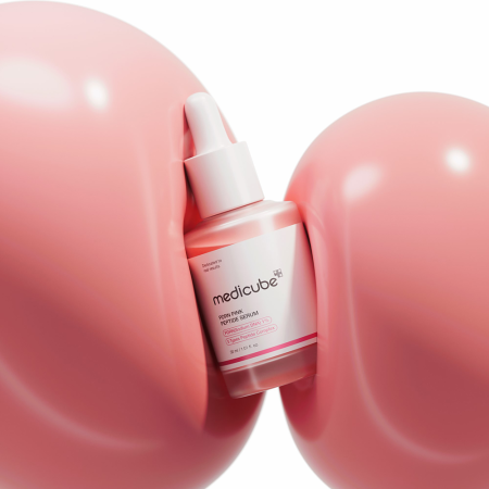 MEDICUBE PDRN Pink Peptide Serum (30 ml) – Ser de față cu PDRN și Niacinamidă pentru uniformizarea tenului, regenerare profundă și o strălucire sănătoasă (glow) [1]