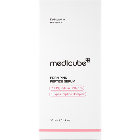 MEDICUBE PDRN Pink Peptide Serum (30 ml) – Ser de față cu PDRN și Niacinamidă pentru uniformizarea tenului, regenerare profundă și o strălucire sănătoasă (glow) [8]