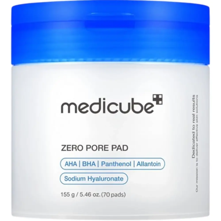 Curăţare - MEDICUBE Zero Pore Pad (70 buc) – Dischete tonice cu extract de salcie albă și lămâie pentru exfoliere delicată, controlul sebumului și diminuarea vizibilă a porilor