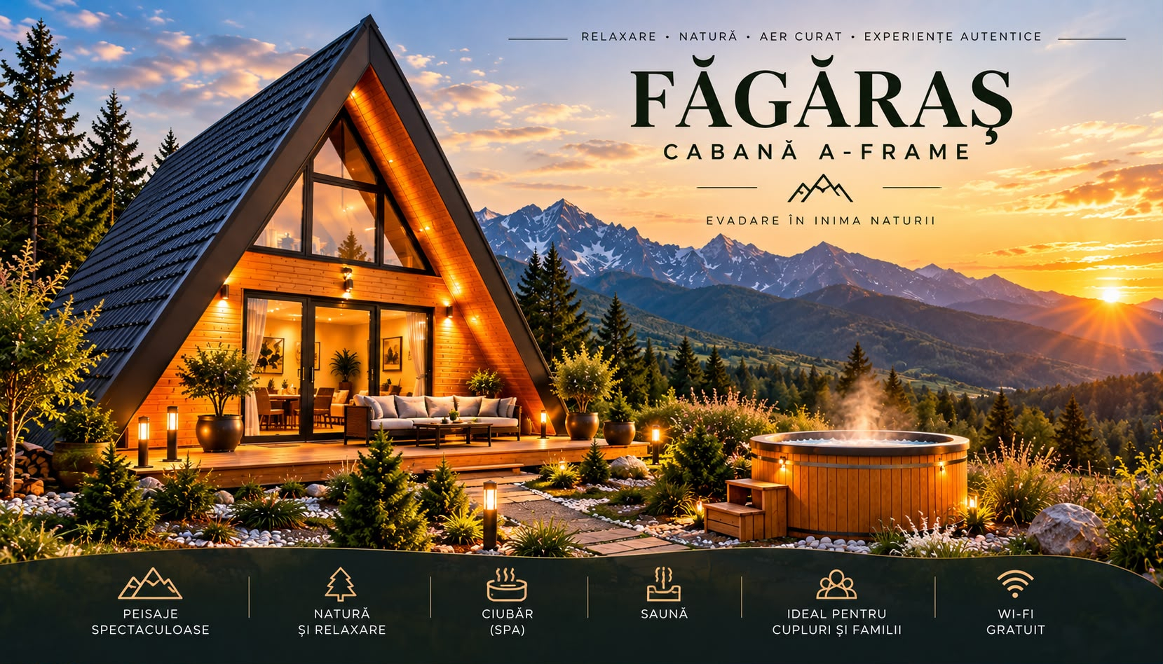 Cazare Cabana A-Frame Fagaras