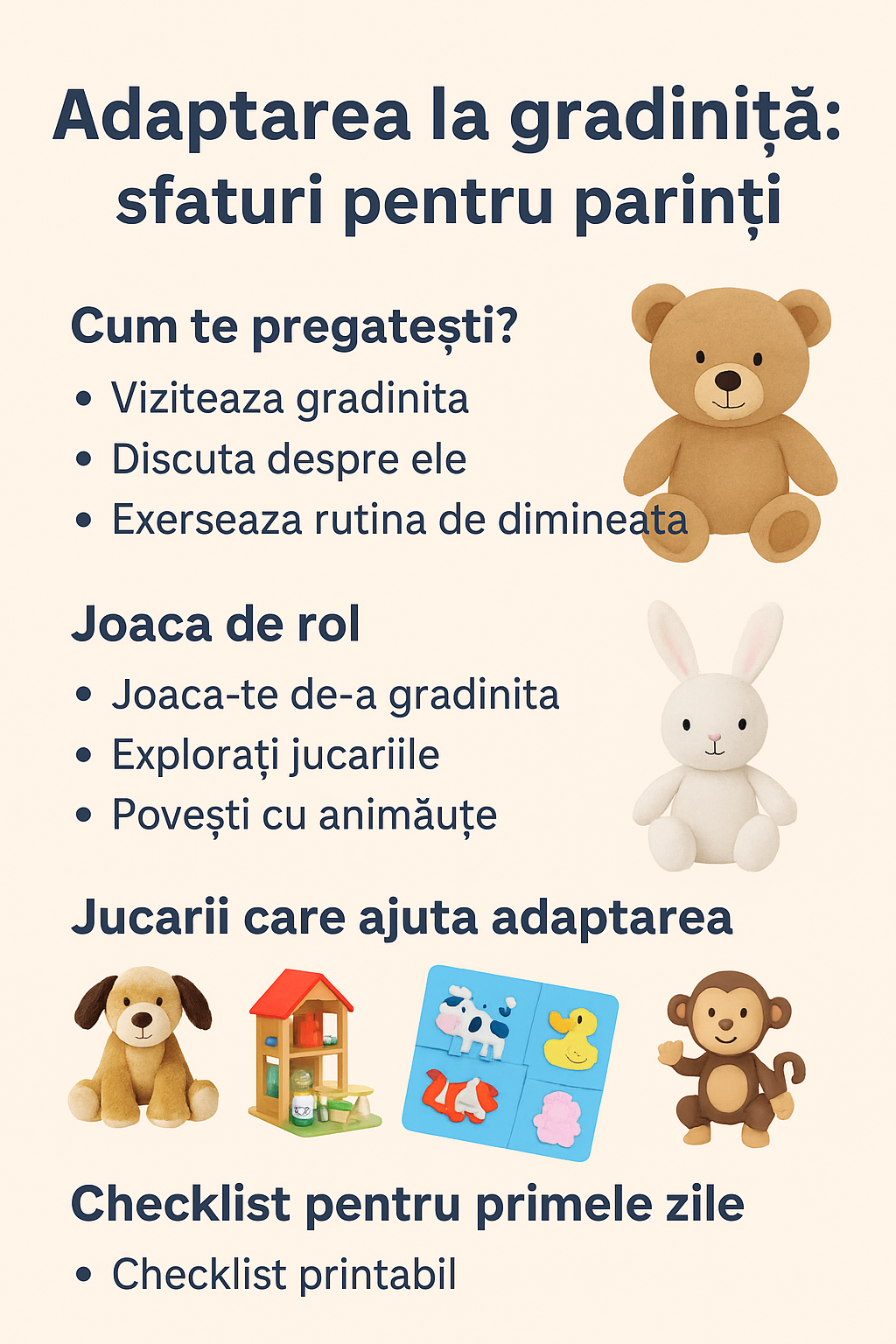 Adaptarea la grădiniță: Ghid 2025 pentru părinți