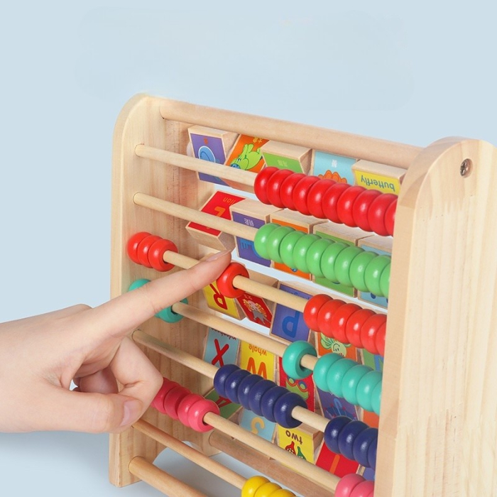 Abac din lemn cu alfabet și cifre [4]