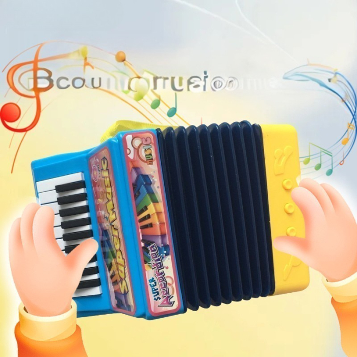 Acordeon jucarie pe baterii pentru copii – 3+ [1]