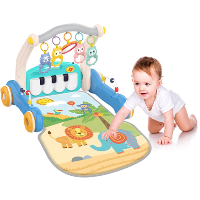 Antemergător și saltea de joacă cu pian 2 în 1 Huanger [3]