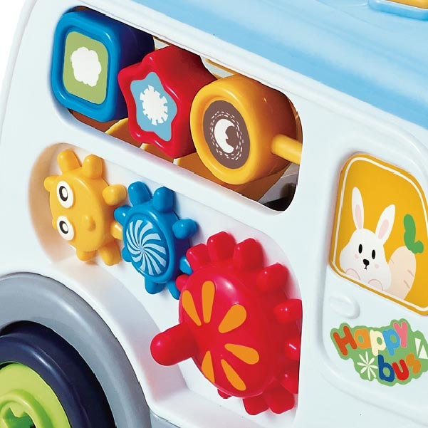 Autobuz interactiv multifuncțional pentru copii, cu lumini și sunete [4]