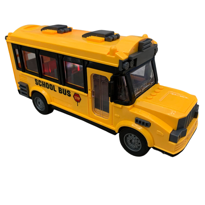 Autobuz școlar de jucărie cu telecomandă si lumini 4+ [3]