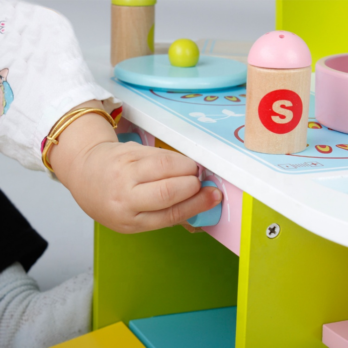 Bucătărie Montessori din lemn 48×42 cm – joc de rol pentru copii 3 ani+ [3]