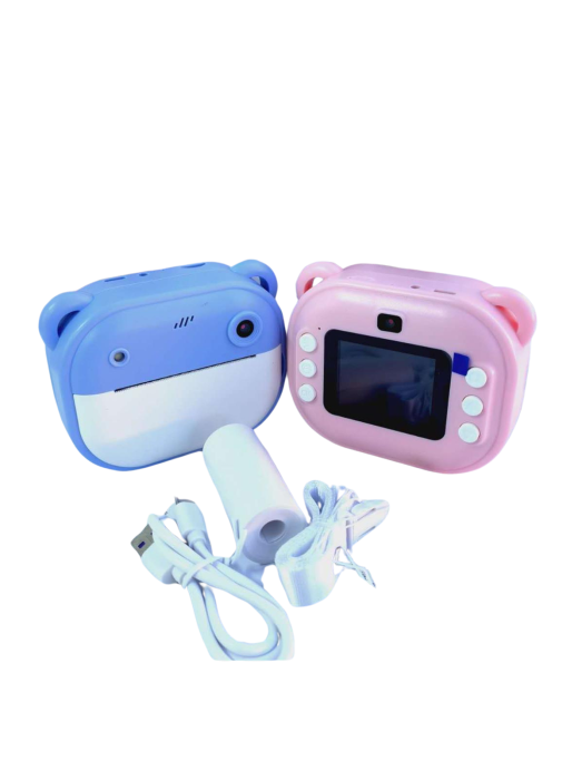 Camera foto/video pentru copii cu imprimantă foto instantanee, filtre si jocuri [2]