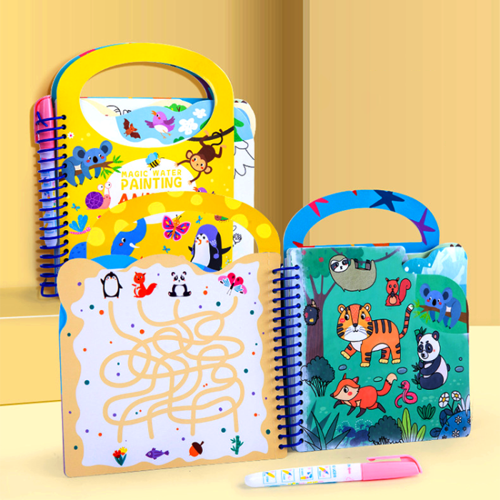 Carte de colorat cu apă „Magic Water Painting – Animal” [3]