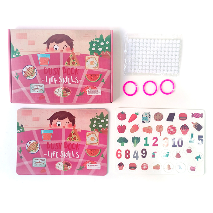 Carte educativă reutilizabilă Busy Book – Activități zilnice [2]