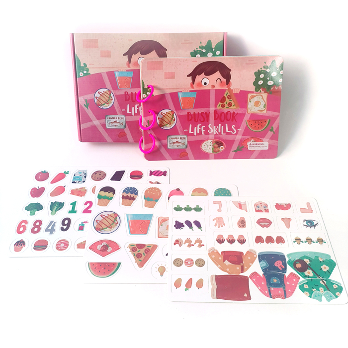 Carte educativă reutilizabilă Busy Book – Activități zilnice [3]