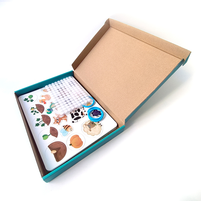 Carte educativă reutilizabilă Busy Book – Animale de fermă [6]