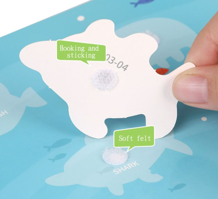 Carte educativă reutilizabilă Busy Book – Animale sălbatice [3]