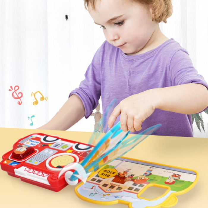 Carte interactivă în formă de mașinuță – cu lumini și sunete 12+ [2]