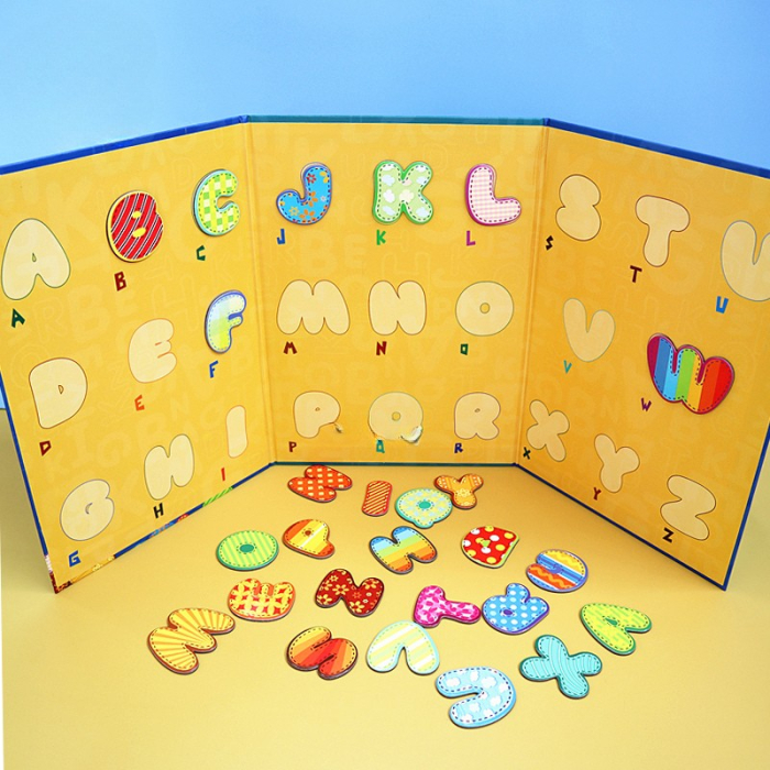 Carte magnetica educativa cu litere atasabile [4]