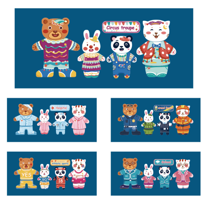 Carte Puzzle Magnetică cu Animale – 52 piese [3]