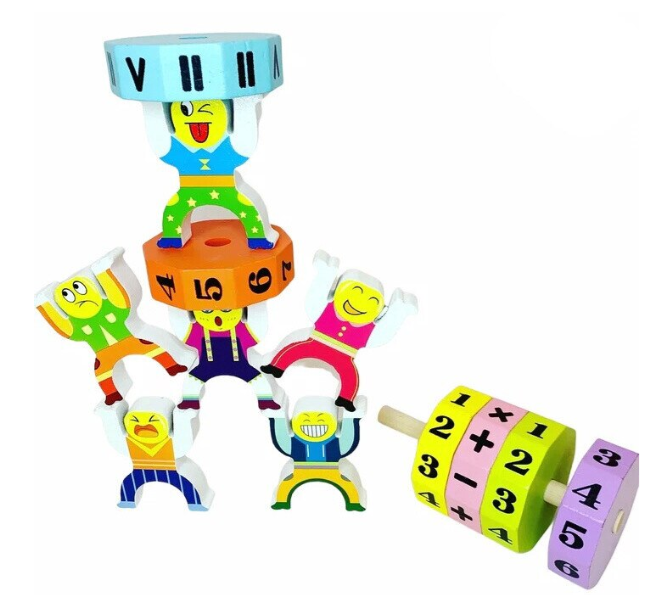 Cilindru aritmetic si clovni in echilibru – ZukiToys.ro [2]