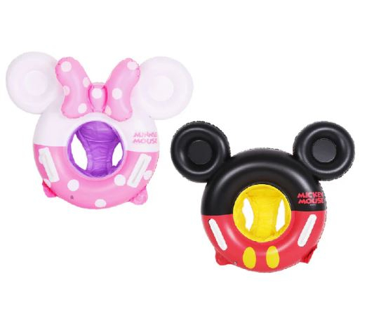Colac gonflabil pentru copii cu chiloțel Mickey Mouse – model roșu interactiv [5]