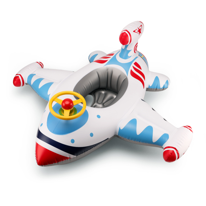 Colac gonflabil tip avion cu volan – model multicolor [2]
