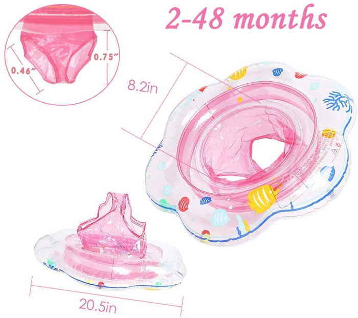 Colac de inot pentru bebeluși cu chiloțel ( roz ) [4]
