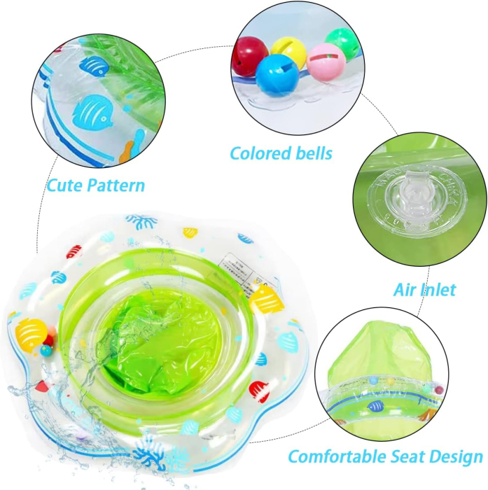 Colac de inot pentru bebeluși cu chiloțel ( verde ) [4]