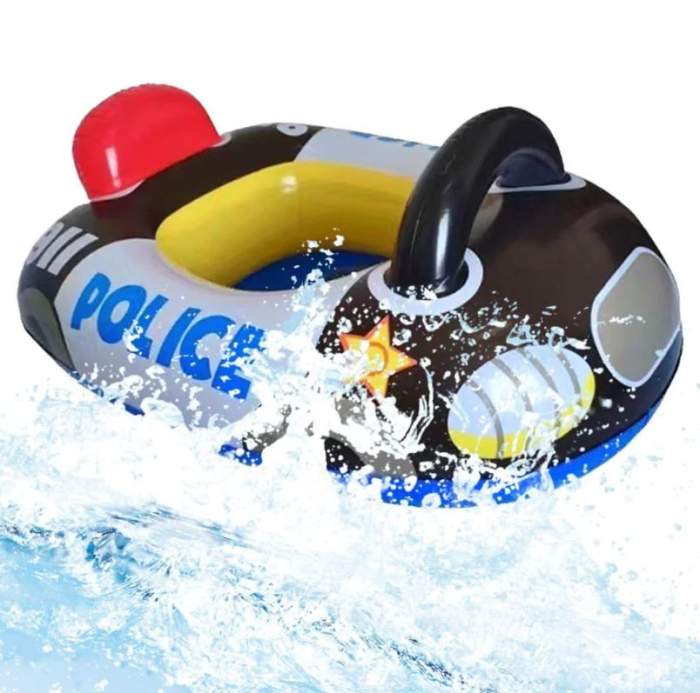 Colac tip barcuță gonflabilă - model mașină de poliție cu spătar [3]