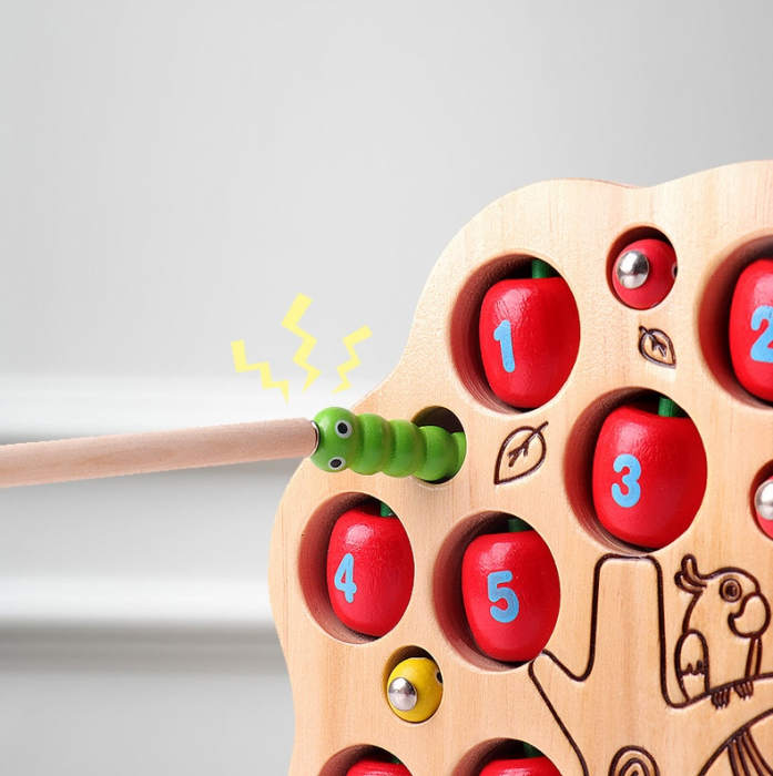 Copacul cu mere din lemn – Joc matematică și motricitate | ZukiToys.ro [5]