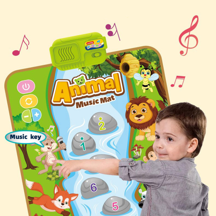 Covoraș muzical cu animăluțe și numere [3]