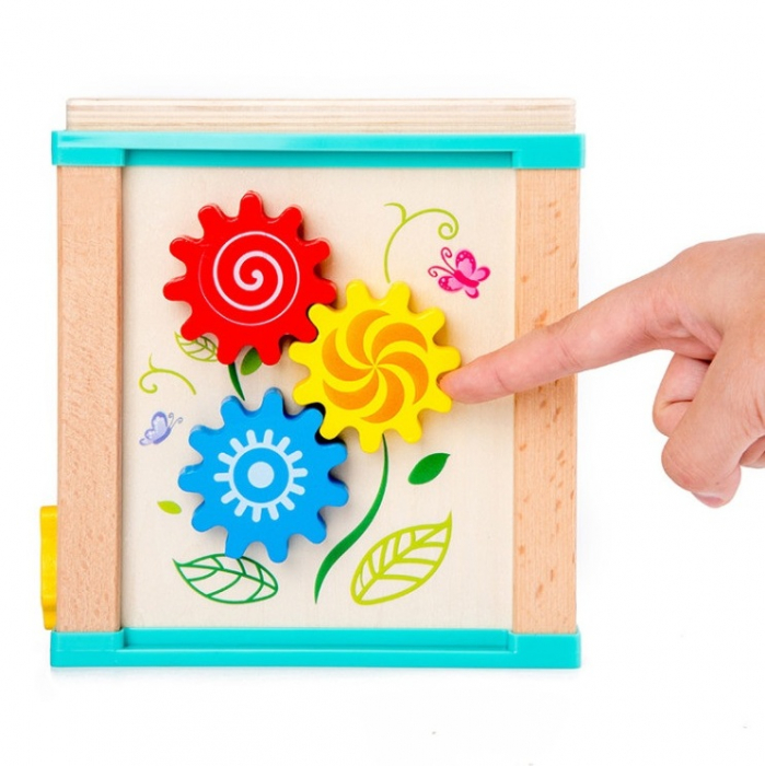 Cub activitati din lemn 5 in 1 – Montessori 1 an+ [5]