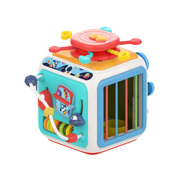 Cub interactiv, multicolor, cu butoane, sunete si lumini [2]