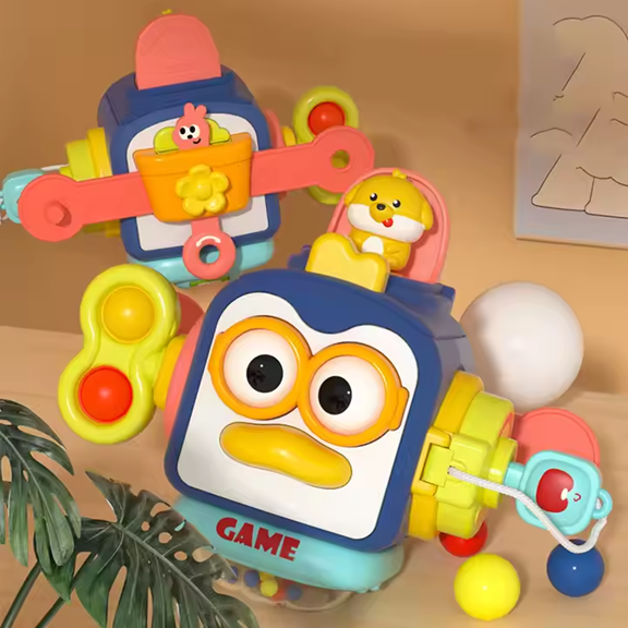 Cub multifunctional Montessori Activitati Senzoriale [3]