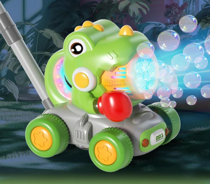 Jucărie dinozaur cu generator de bule și efecte luminoase [4]