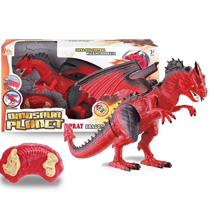 Dragon cu Telecomanda interactiv, LED, Efect vapori apa rece, 3 Ani+ [6]