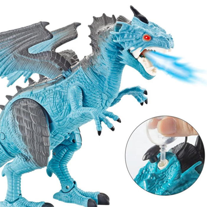 Dragon cu Telecomanda interactiv, LED, Efect vapori apa rece, 3 Ani+ [3]
